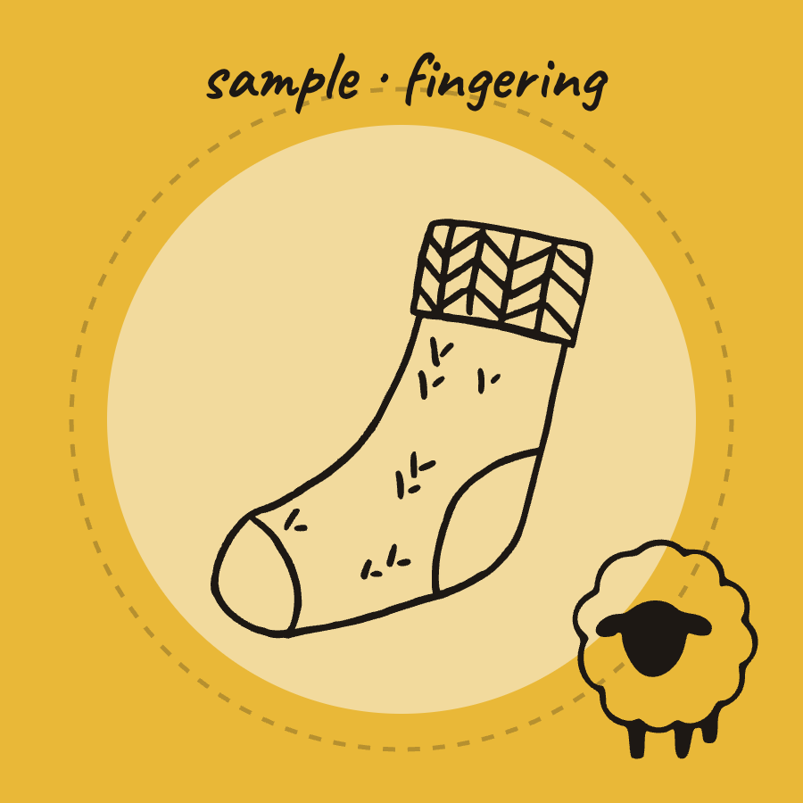 Sample Yarn · Fingering